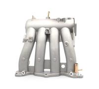 Tubo Ingresso Auto Per Civic 1988-2000 Per CRX Per Sol Per SOHC Serie D CX DX EX GX Collettore Di Aspirazione Compatibile In Alluminio Tubo Aspirazione Auto(Silver)