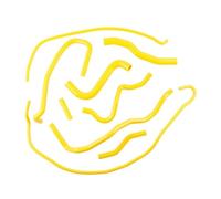Tubo Ingresso Dell'aria 9 PCS Per 2006 2007 2008 Per Ford Per Fiesta Mk6 ST 150 2.0 Per Duratec ST Motore Silicone Kit Tubo Flessibile Liquido Raffreddamento Linea Aspirazione(Giallo)