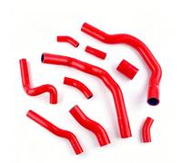 Tubo Ingresso Dell'aria Per 2000 2001 2002 2003 2004 2005-2008 Per Mini Per Cooper S R52 R53 Silicone Tubo Flessibile Radiatore D Liquido Di Raffreddamento Kit Tubo Linea Aspirazione(Rosso)