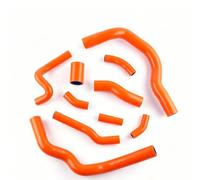 Tubo Ingresso Dell'aria Per 2000 2001 2002 2003 2004 2005-2008 Per Mini Per Cooper S R52 R53 Silicone Tubo Flessibile Radiatore D Liquido Di Raffreddamento Kit Tubo Linea Aspirazione(Arancia)
