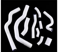 Tubo Ingresso Dell'aria Per 2000 2001 2002 2003 2004 2005-2008 Per Mini Per Cooper S R52 R53 Silicone Tubo Flessibile Radiatore D Liquido Di Raffreddamento Kit Tubo Linea Aspirazione(Bianco)