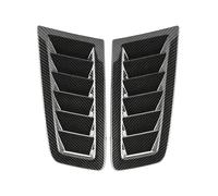 Tubo Ingresso Dell'aria Per Focus RS MK2 Style Car Front Vent Hood 2 Pezzi Prese D'aria Universali Per Cofano Motore Parti Esterne Per Auto Linea Aspirazione(Fibra di carbonio)
