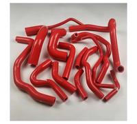 Tubo Ingresso Dell'aria Per Il 1997 1998 1999 2000 2001 2002 2003 2004-2005 Per S4/RS4 B5 Per A6 C5 2.7T Bi-Turbo Kit Tubo Flessibile Per Radiatore In Silicone 13 Pezzi Linea Aspirazione(Rosso)