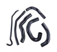 Tubo Ingresso Dell'aria Per Il 2005 2006 2007 2008 2009 2010 Per Ford Per Mustang GT 4.6L Per Shelby 5.4L V8 MT Tubi Radiatore In Silicone Tubo Kit 6 Pezzi Linea Aspirazione(Nero)