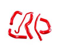 Tubo Ingresso Dell'aria Per Il 2005 2006 2007 2008 2009 2010 Per Ford Per Mustang GT 4.6L Per Shelby 5.4L V8 MT Tubi Radiatore In Silicone Tubo Kit 6 Pezzi Linea Aspirazione(Rosso)