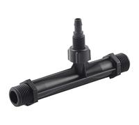 Tubo iniettore per Fertilizzante, iniettore per Fertilizzante Venturi per irrigazione 1/2" 3/4" 1" Iniettore Miscelatore per Fertilizzante da Giardino per Giardino all'aperto Prato agricolo(1/2)