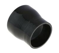 Tubo intercooler con riduttore dritto in silicone nero da 76/89 mm da 3" a 3