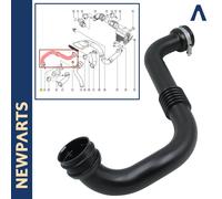 Tubo Intercooler per Renault SCENIC II Megane II 1.9 dCi Nero 8200658187