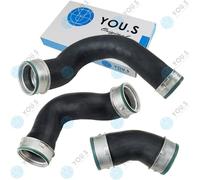 Tubo Intercooler You.S Turboschlauch 7H0145709D Set per VW Multivan T5 2.5 TDI