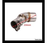 Tubo Intermedia Collegamento Colletore Silenziatore per Kawasaki ER6/2006 2011