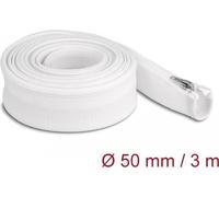 Tubo intrecciato Delock con cerniera, resistente al calore, 3 m x 50 mm, bianco NEW