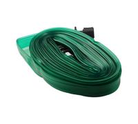 Tubo irrigatore piatto in PVC per un'efficiente erogazione dell'acqua in giardino, perfetto per fiori, verdure e arbusti (7,5 m)