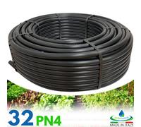 TUBO IRRIGAZIONE DA GIARDINO IN POLIETILENE 32 mm PN4 GIARDINAGGIO ORTO 100 mt
