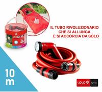 Tubo irrigazione/estensibile+pistola e set raccordi Fitt -"Yoyo go"10-15-20-30mt
