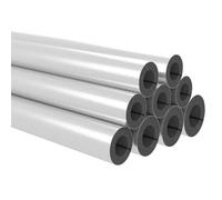 Tubo Isolamento Elastico, Autoadesivo Foglio di Alluminio Schiuma Isolante Tubi, Antigelo Tubature per Aria Condizionata Energia Solare riscaldamento e sanitari(ID48mmxT20mm)