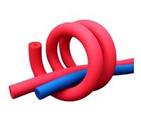 Tubo Isolamento in Schiuma per Esterni Tubi Isolante 16-60mm ID x 1.8/2m Tubature Isolante Antigelo Conservazione del Calore per Supporto Impugnatura(Rosso,ID34mm*T20mm*L2m)