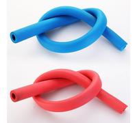 Tubo Isolante ID 6 ~ 60 mm, Isolamento del Tubo Flessibile rosso e blu, isolamento tubi in schiuma per acqua, aria condizionata, tubi industriali(Rosso,ID43mm x T20mm)