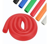 Tubo Isolante in Schiuma Colorata, Copertura Tubo Impermeabile Flessibile, Ritardante di Fiamma e Termico, per Supporto Chitarra, Tubo Schiuma, Macchine Esercizi(Red,32mm*5mm*1m)