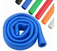 Tubo Isolante in Schiuma Colorata, Copertura Tubo Impermeabile Flessibile, Ritardante di Fiamma e Termico, per Supporto Chitarra, Tubo Schiuma, Macchine Esercizi(Blue,12mm*6mm*1m)