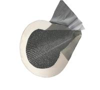 Tubo isolante in schiuma con doppio Foglio di Alluminio, Guscio tubolare ID 27 mm x T 20 mm, Isolamento del tubi antigelo per unità di condizionamento esterne(ID52mm x T15mm)