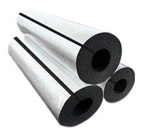 Tubo isolante in schiuma con rivestimento in foglio di alluminio autoadesivo, elevate proprietà isolanti, adatto for tubi in rame, condotti dell'aria condizionata(22mm*9mm*0.9m)