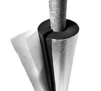 Tubo Isolante in Schiuma per Tubi Caldi o Freddi, Tubature di Isolamento Termico per Condizionatori d'Aria Autosigillanti, 22-140mm per Manicotto Dell'Acqua All'aperto, Rubinetti(Ø27mmx S30mm xL0.95m)