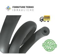 TUBO ISOLANTE ISOLENE CELLULE CHIUSE PER TUBI IN RAME E ZINCATI ASTE DA 2 METRI
