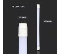 TUBO A LED NANOPLASTICA 20W BIANCO NATURALE 150CM VT-1577-LED216309 V-TAC