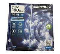 Tubo led natalizio per interno/esterno 10 mt illuminazione di natale luci