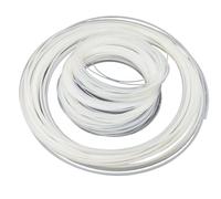 Tubo liscio Tubo in PTFE bianco ID 1/16" 1/8" 3/8" 1/4" 3/4" 1/2" Tubo flessibile capillare isolato Tubo rigido Temperatura Resistenza alla corrosione 1 metro Meno attrito(3/8 6.35x9.52mm)