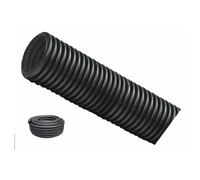 TUBO luce CORRUGATO diam mm 20 flessibile NERO impianto elettrico conduttura