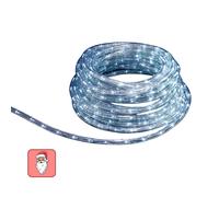 Tubo Luminoso 720 LED 30m Bianco Freddo 8 Giochi IP44 - Nataluna