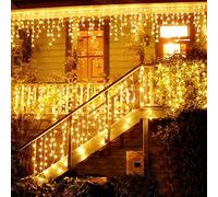 Tubo luminoso a LED 10 m 100 luci LED con 8 modalità di funzionamento per interni ed esterni per sauna giardino Natale matrimonio feste luce bianca calda