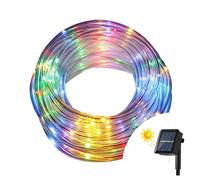 Tubo luminoso con pannello solare 20 metri da esterno 400 Led Multicolore Wisdom