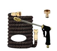 Tubo magico espandibile da 25FT-150FT, pistola ad acqua for autolavaggio regolabile multifunzionale, strumenti for irrigazione e doccia for animali domestici(1/2''_50FT)