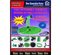 TUBO magico ESTENSIBILE GIARDINO diverso da tutti LATTICE PROFFESSIONALE BLU