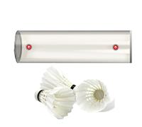 Tubo magnetico per badminton, supporto magnetico per palline da badminton, per interni ed esterni, per cortile, lezioni di educazione fisica, parchi, palestra