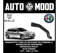 Tubo Manicotto Inferiore Intercooler Alfa Romeo 147 1.9 JTD per 51709470