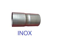 Tubo manicotto INOX riduzione femmina marmitta scarico da SALDARE SENZA INTAGLI