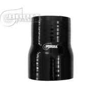 Tubo manicotto silicone connettore riduzione siliconico. 63.5 - 60 mm. nero