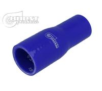 Tubo manicotto silicone riduzione siliconico. 28 - 25 mm. blu turbo intercooler