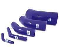 Tubo manicotto siliconico curva 45° diametro 48 mm Silicon Hoses 45 gradi BLU