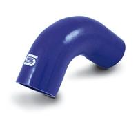 Tubo manicotto siliconico curva 90° diametro 25 mm Silicon Hoses 90 gradi BLU
