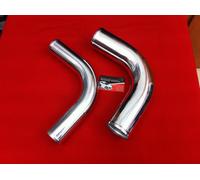 Tubo manicotto siliconico giunzione ALLUMINIO curva 90° gradi 76mm Silicon Hoses