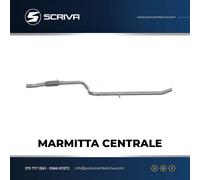 Tubo marmitta scarico centrale con flessibile FIAT PANDA 1100 4x4 1995>04 12529