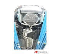 Tubo marmitta scarico centrale Gruppo N senza silenziatore Alfa Romeo 159 brera