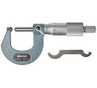 Tubo Mitutoyo 115 - 215 Series 115 micrometri, sferica a incudine e mandrino, 0 mm-25 mm Range, 0.01 mm Graduation