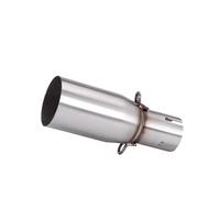Tubo Moto Scarico Tubo di scarico per modifica motocicletta, sezione centrale di scarico, adattatore da 28, 30, 32, 35 mm, sezione di scarico da 51 mm, installazione non distruttiva
