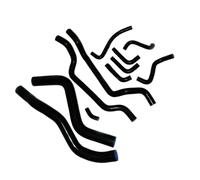 Tubo Motore Compatibile Con Mitsubishi Per Eclipse Per Spyder Per GST Per GSX 1995 1996 1997 1998 1999 Tubo Flessibile Del Riscaldatore Del Radiatore Tubo Del Motore(Black)