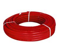 Tubo multistrato Ø 20 mm in rotolo da 50 m con guaina rossa